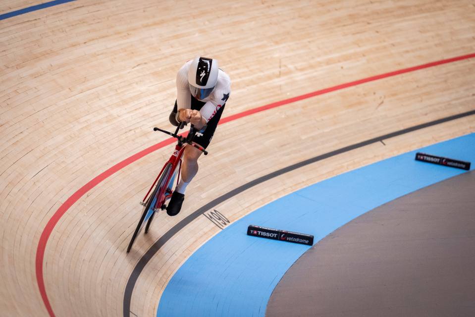 Stundenrekord Roger Bolliger,Tissot Velodrom , am July-03-2025-Sam Buchli