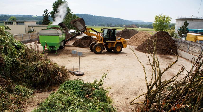 Operation of composting sites: The operation of composting sites is also part of Berom's service offering