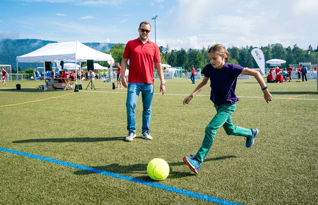 Postenlauf im Axpo Kids & Family Day