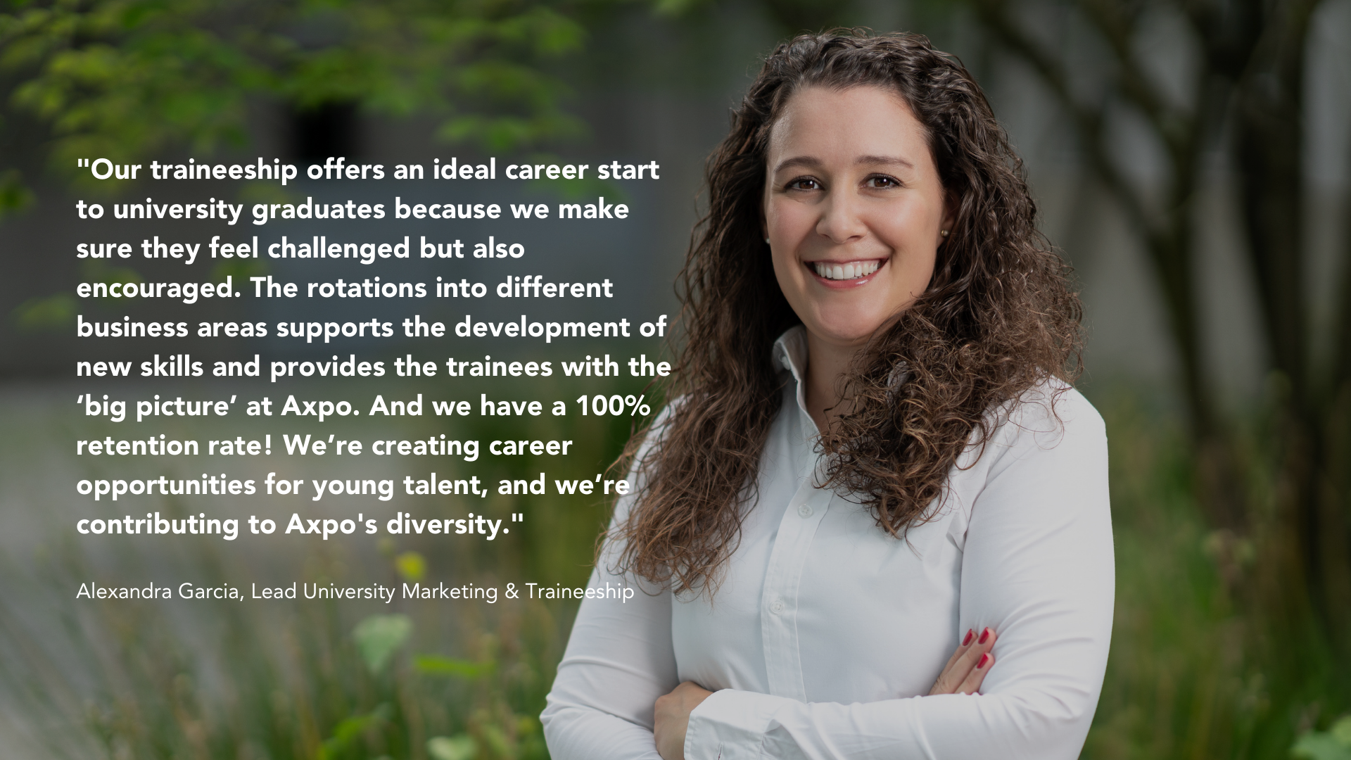 Alexandra Garcia, Lead University Marketing & Traineeship