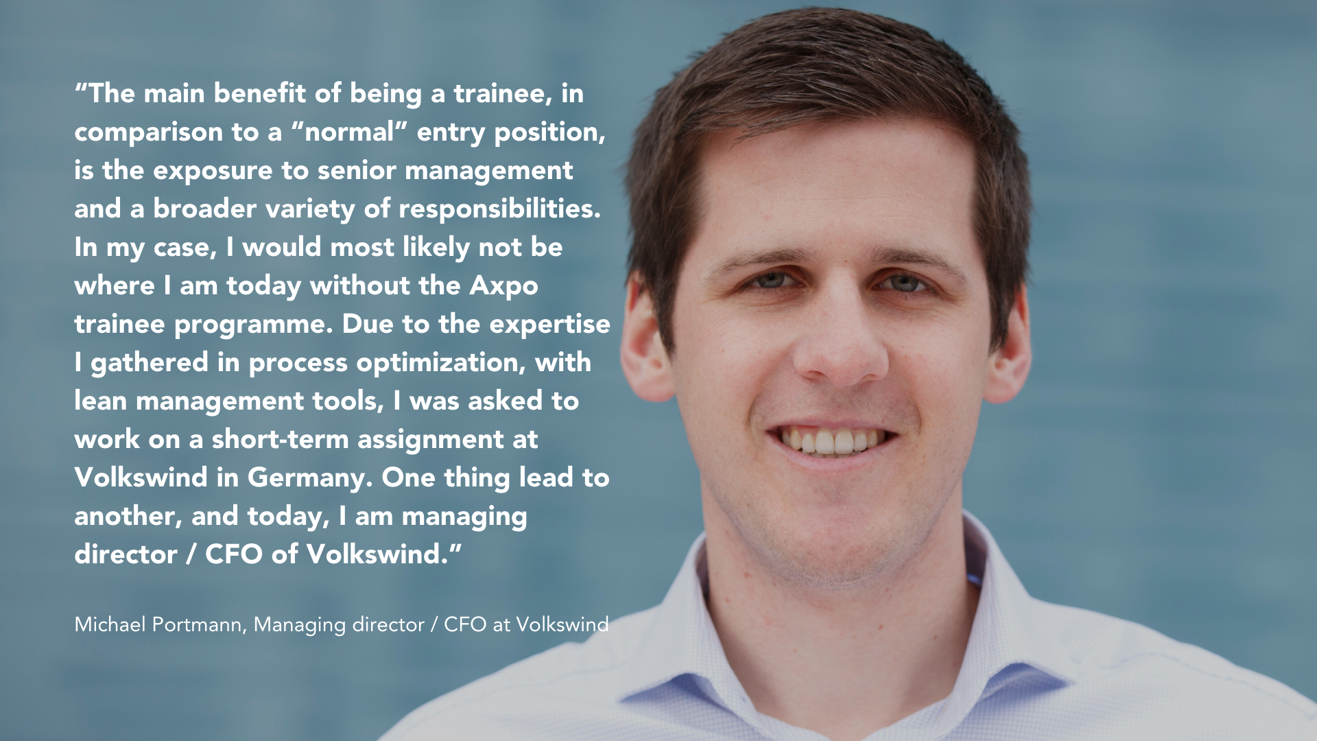 Michael Portmann, Managing director / CEO at Volkswind