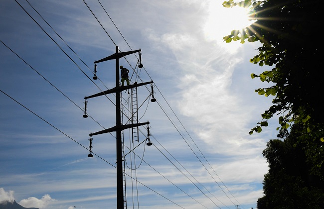 The outriggers of the power pylons serve as a starting point...