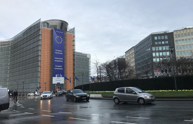 EU Commission at Rond-Point Robert Schuman