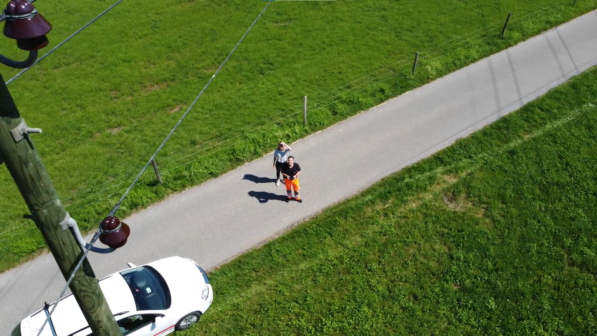 One of her projects entailed using drones to automatically inspect power lines for potential defects.